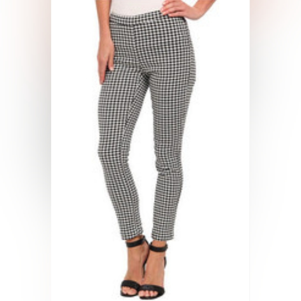 a. new. day. -- Pull On Plaid Stretch Dress Pants